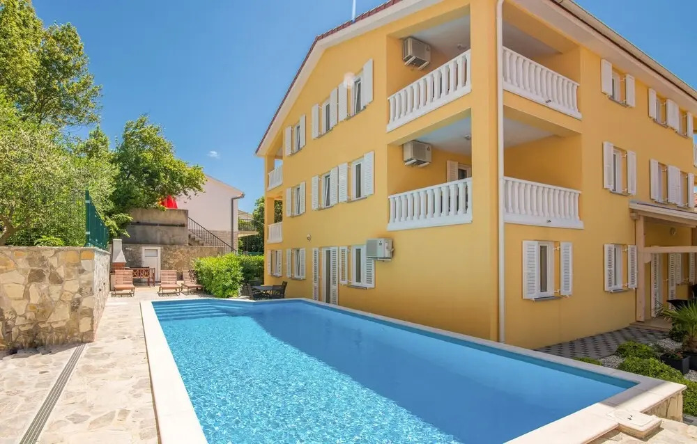 Awesome Apartment in Baska With Outdoor Swimming Pool, Wifi and 1 Bedrooms