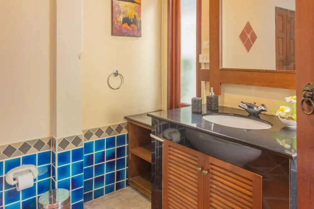 3BR Bali style PrivatePool Villa Near main road Large pool
