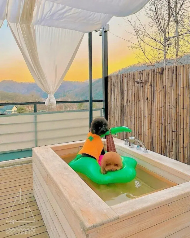 가평 스페인마을 풀램핑 Spanish Village Poolamping
