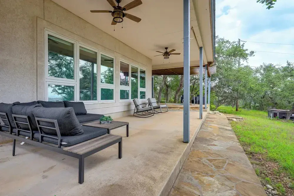 Modern Fischer House w/ Deck, Fire Pit & Hot Tub!