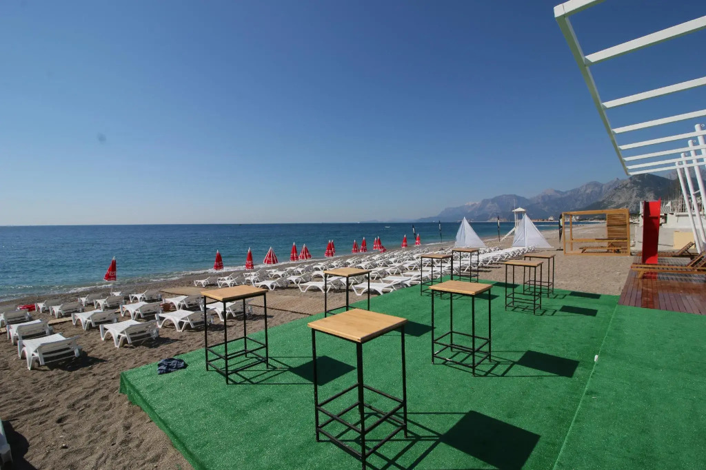 Güden-Pearl Apart Hotel , Große Apartments mit Küche , Privater Strand , Ausgezeichnetes Frühstück