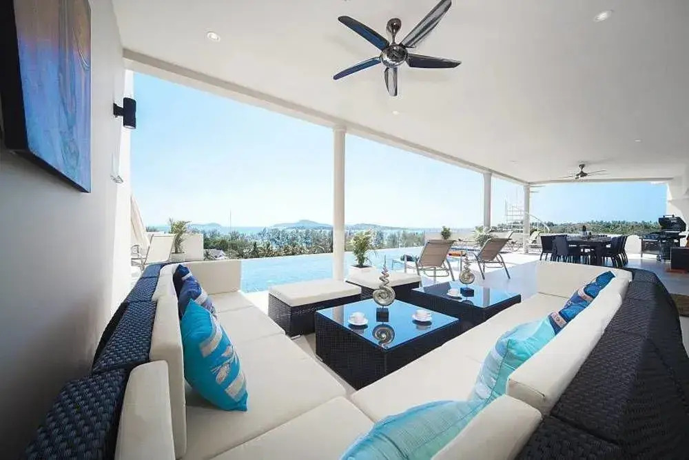 View Peche Villa 8 Bed 180 Degree Views across the Andaman Sea