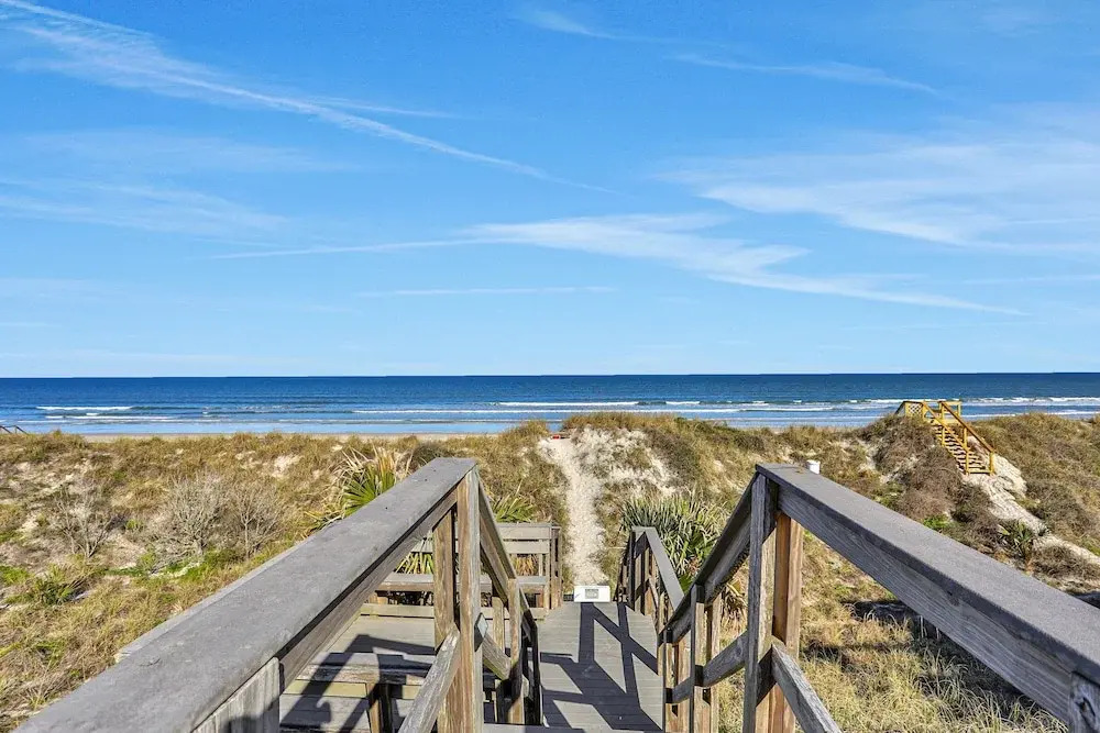 Updated Beachfront Home W/great Beach Views, gas Grill, Multiple Balconies, W/D