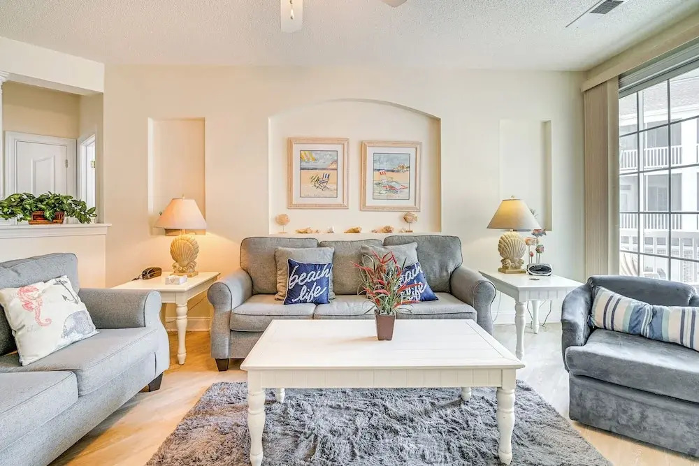 4 Golf Courses On-Site: North Myrtle Beach Villa