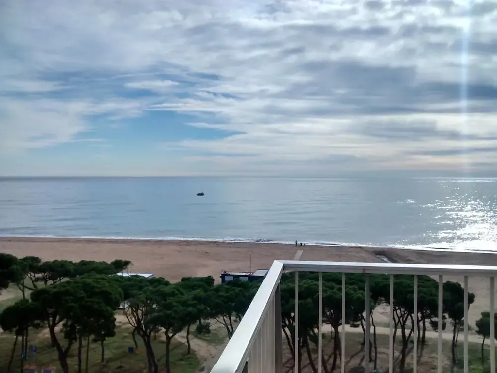Apartment with 2 Bedrooms in Malgrat de Mar, with Wonderful Sea View, Pool Access And Enclosed Garden - 400 M From the Beach