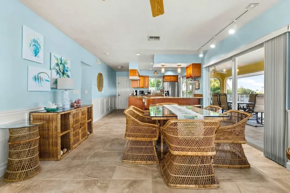Sunset Harbor Waterfront Villa with Dock Cabana Club