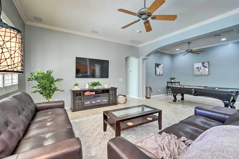 Play Pool, Grill Out! Group-Friendly Glendale Home