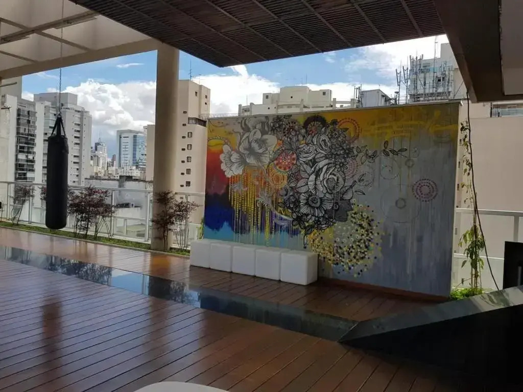 Studio com varanda garden Rua Augusta CD 116 UA