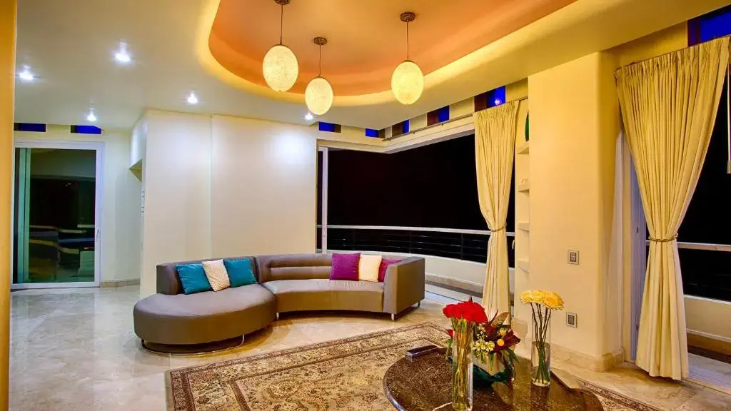 Luxury Waterfall Suite overlooks the impressive 60 feet high waterfall