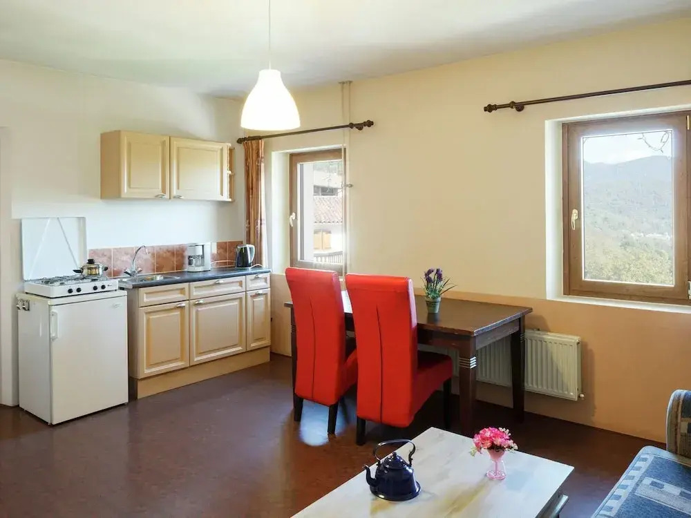 Traditional Apartment in Poffabro with Fireplace