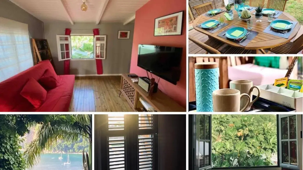 Habitation Baliache - Maison créole avec jardin privatif, plage à 200m