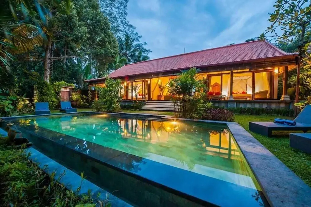 Luxury 3BR Infinity Jungle View Aashaya Villa Ubud