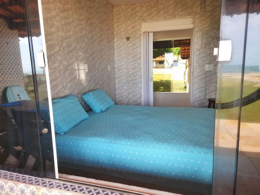 Casa P na Areia com Piscina e Ar em Morro Branco
