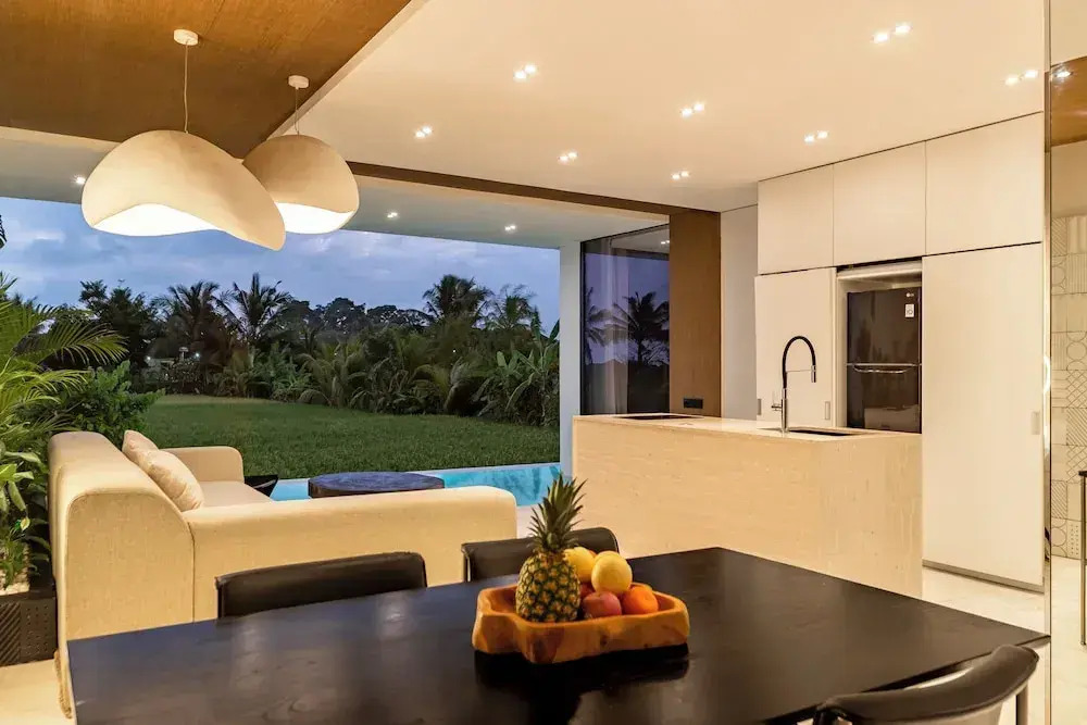 Azure 2BR Villa in Ubud Rice Field views