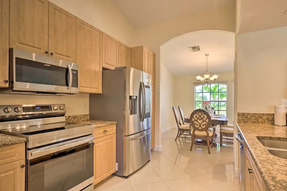 Screened Patio: Canal-front Cape Coral Home
