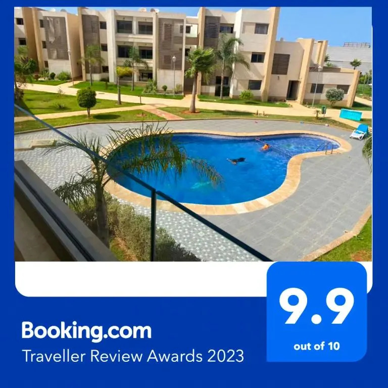 Appartement de LUXE Marina SAIDIA avec vue sur PISCINE Résidence TAMARIS