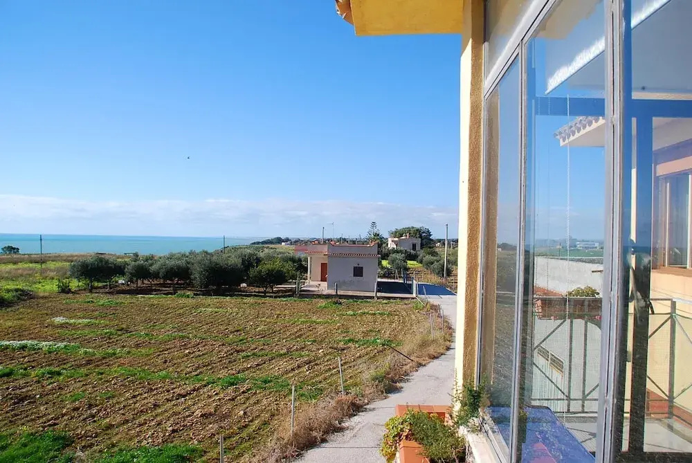 Apartment with 2 Bedrooms in Porto Palo, with Wonderful Sea View And Furnished Terrace