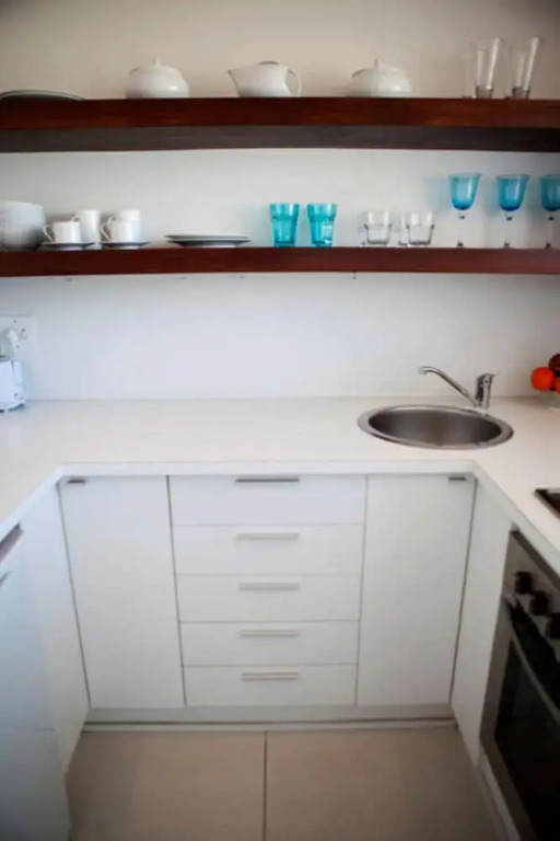 Chic White Studio Apartment