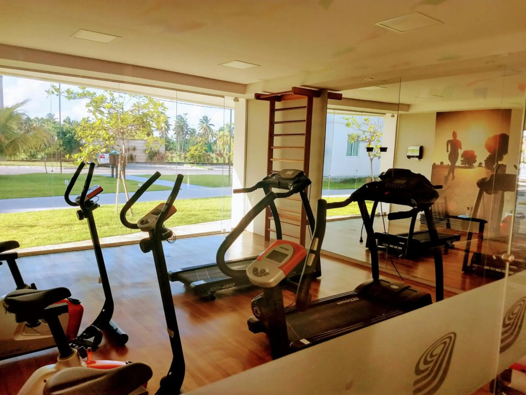 Lindo Flat de 3 quartos com ar condicionado em Porto de Galinhas com vista total para as piscinas