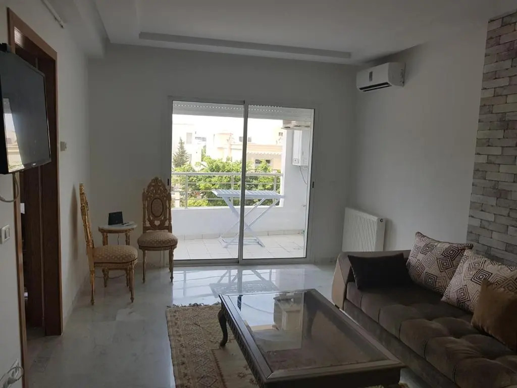 Appartement S+1 Luxueux aux Jardins de Carthage
