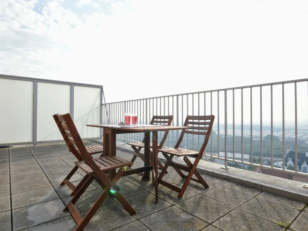 Cosy Apartment in Westende With Terrace and Deckchairs