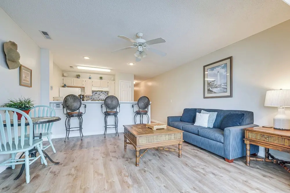 Walk to Beach: North Myrtle Beach Condo w/ Sunroom