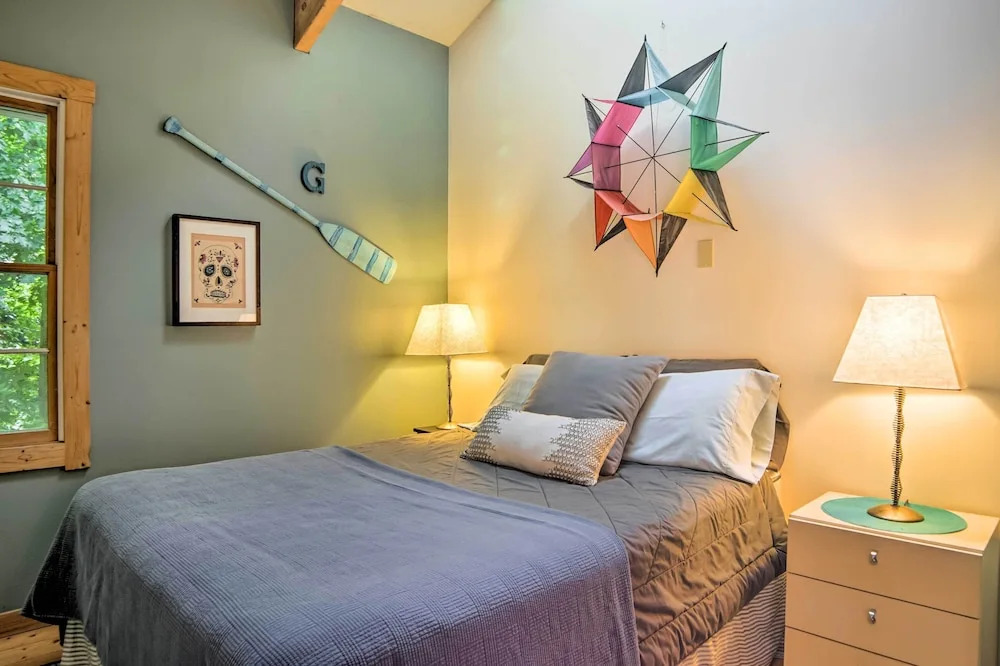 Forested Pentwater Vacation Rental - Walk to Beach