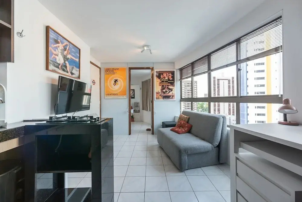 Ótimo Flat Bairro da Jaqueira Recife até 3 pessoas O Coração Verde da Cidade PBO902