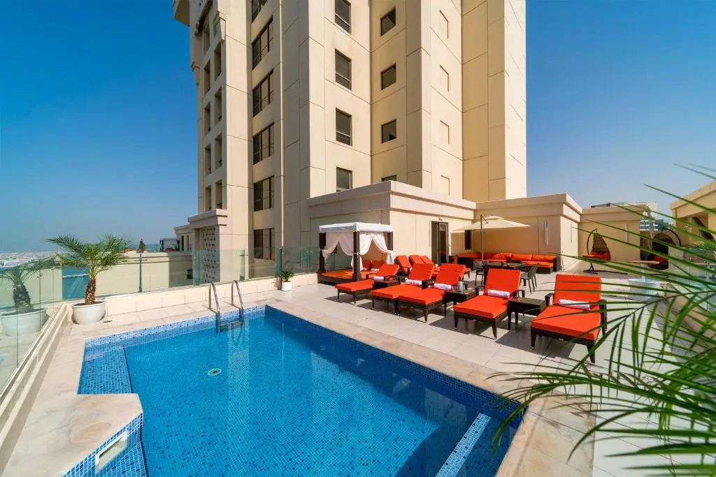Dubai JBR Amaz Penthouse front sea 5 plus 1 Bdr private Climatized pool