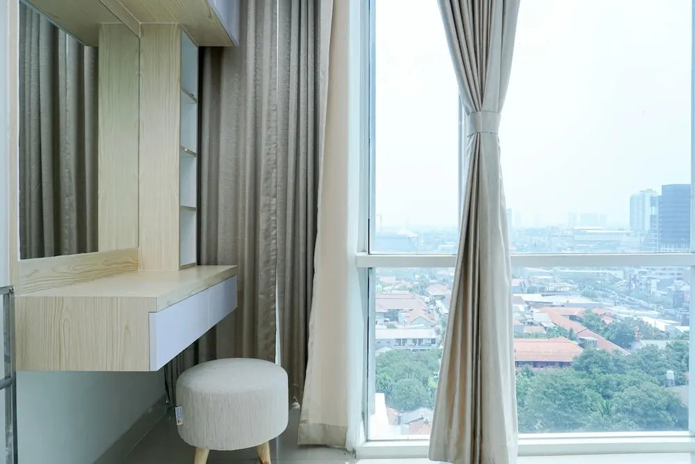 Cozy Minimalist 2BR with City View at Atlanta Apartment