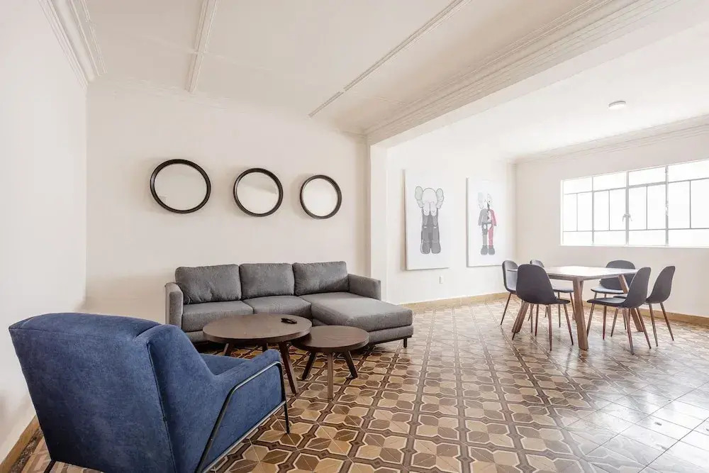 Luxury 3BR Roma Norte - Wifi- Laundry- Sleeps 10