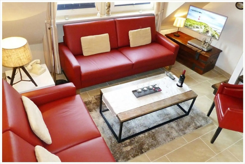 4-Zimmer-Ferienwohnung Deichwiese in Westerland / 3 Schlafzimmer / Garten / 2 - 5 Pers