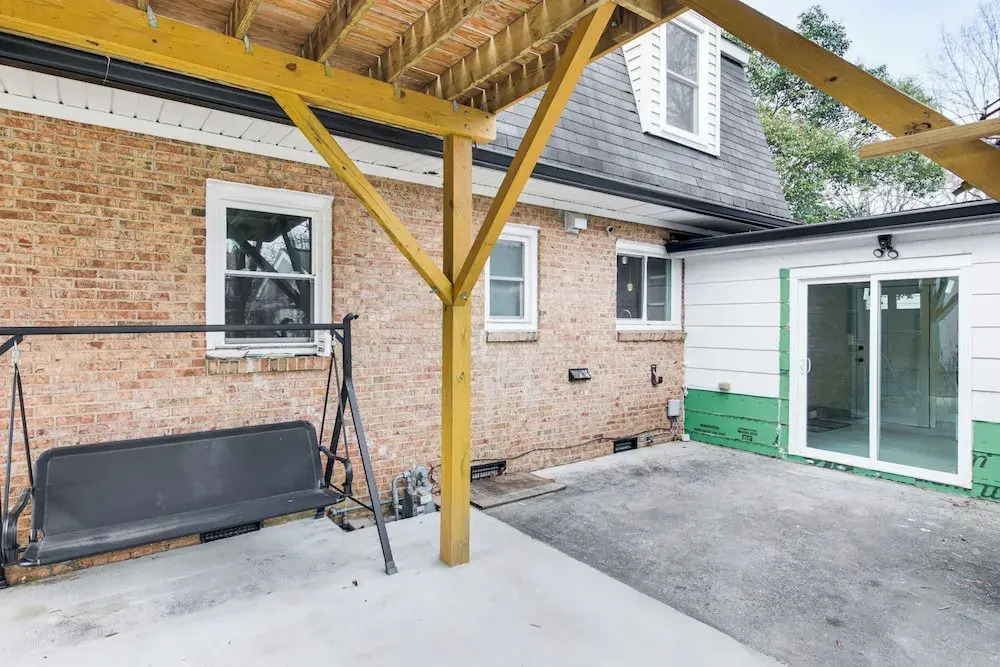 6 Mi to Spectrum Center: Spacious Getaway w/ Deck