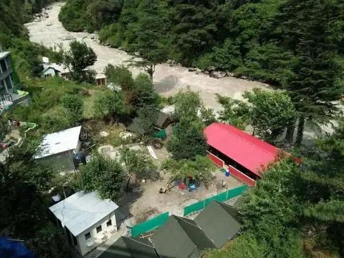 Camp The Parvati River Bank