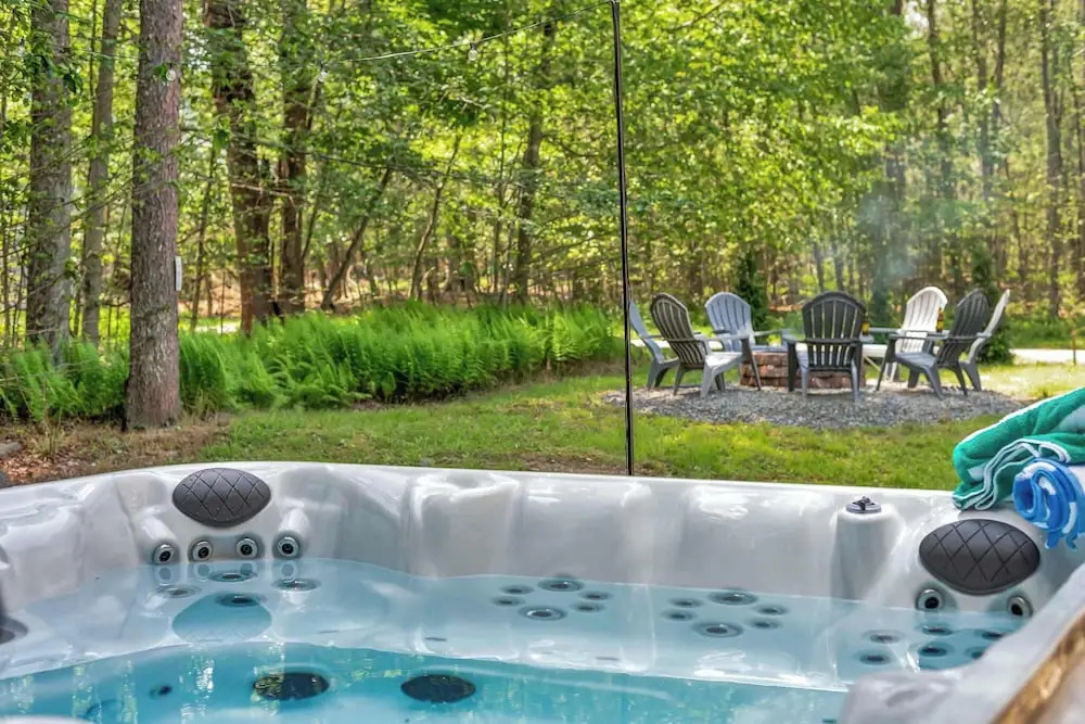 Hot Tub Game Room Firepit Arrowhead Family