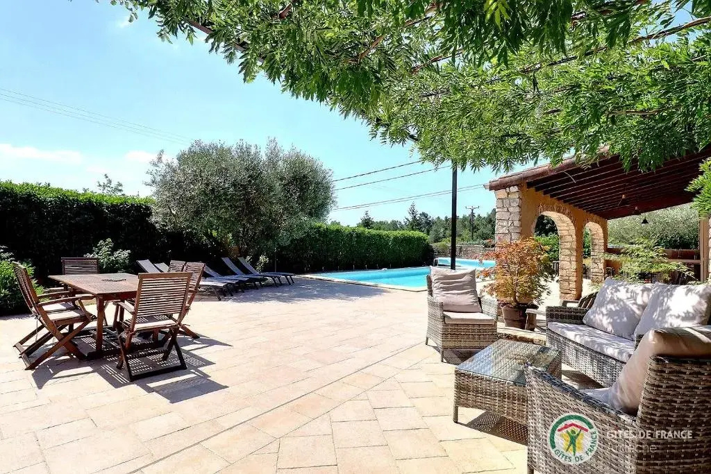 Villa LOpaline Ardèche 10 pers Piscine privée Chauffée Animaux admis Wifi