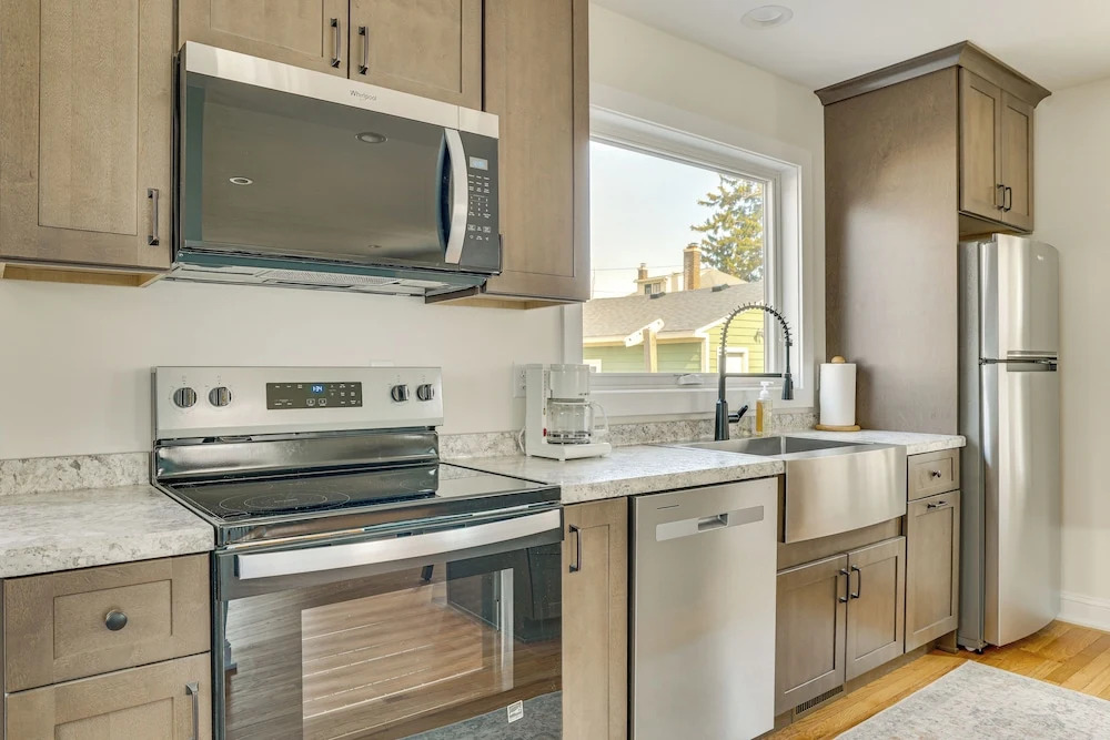 Walk to Dtwn: Rochester Home, Private Deck + Yard