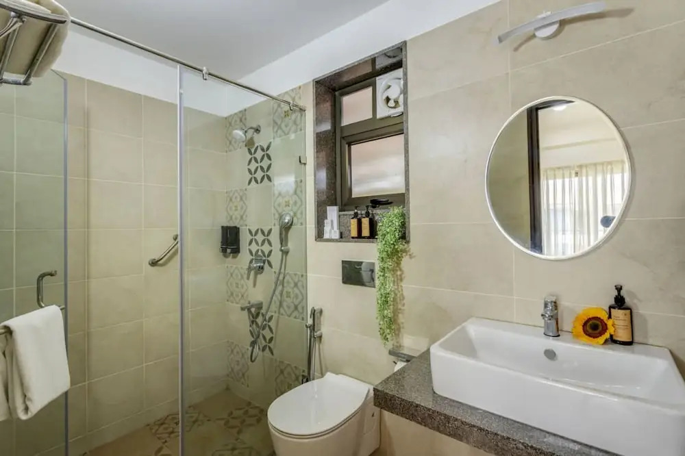 1BR w Pool Sauna Near Calangute Baga Beach