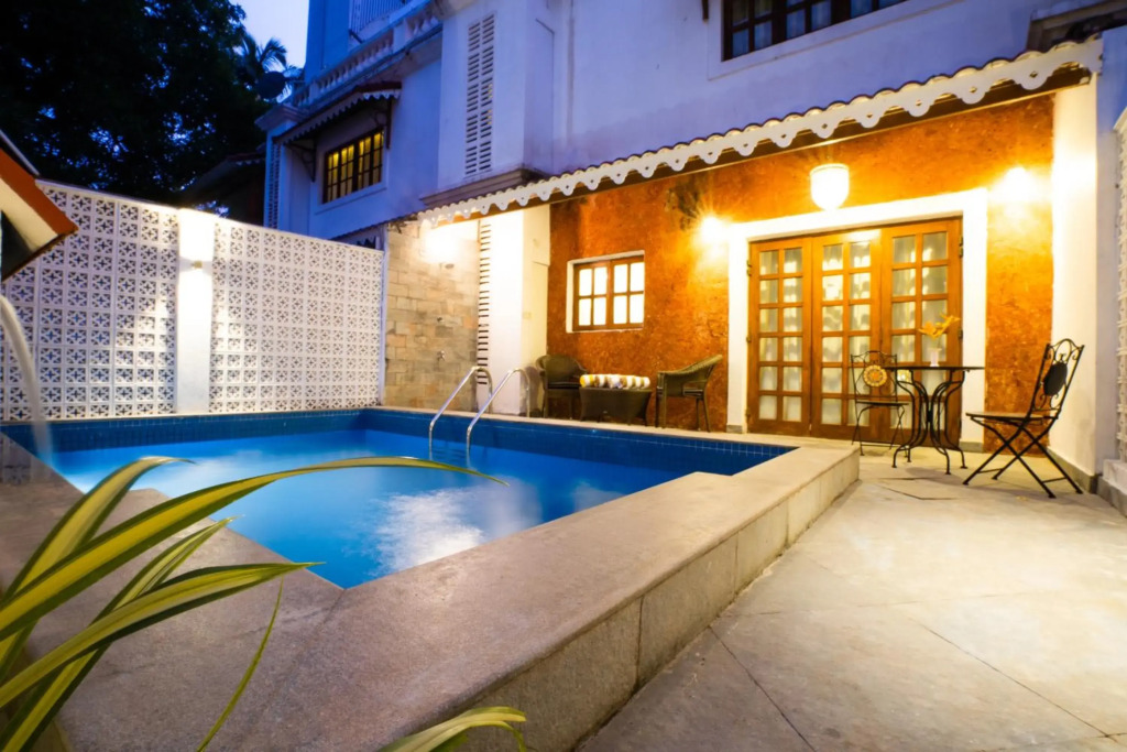 OV Private Pool Villas near Baga, I 4BHK units I Staff