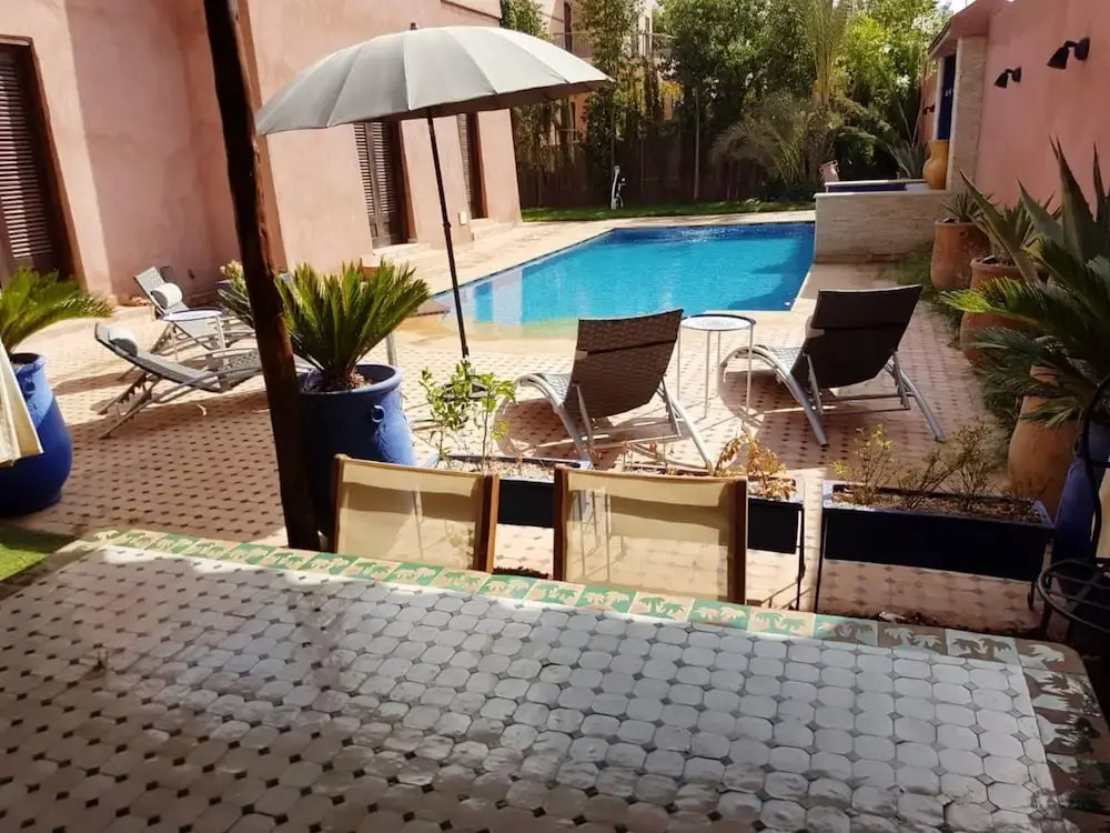 Villa with 4 Bedrooms in Marrakech, with Wonderful Mountain View, Private Pool, Enclosed Garden