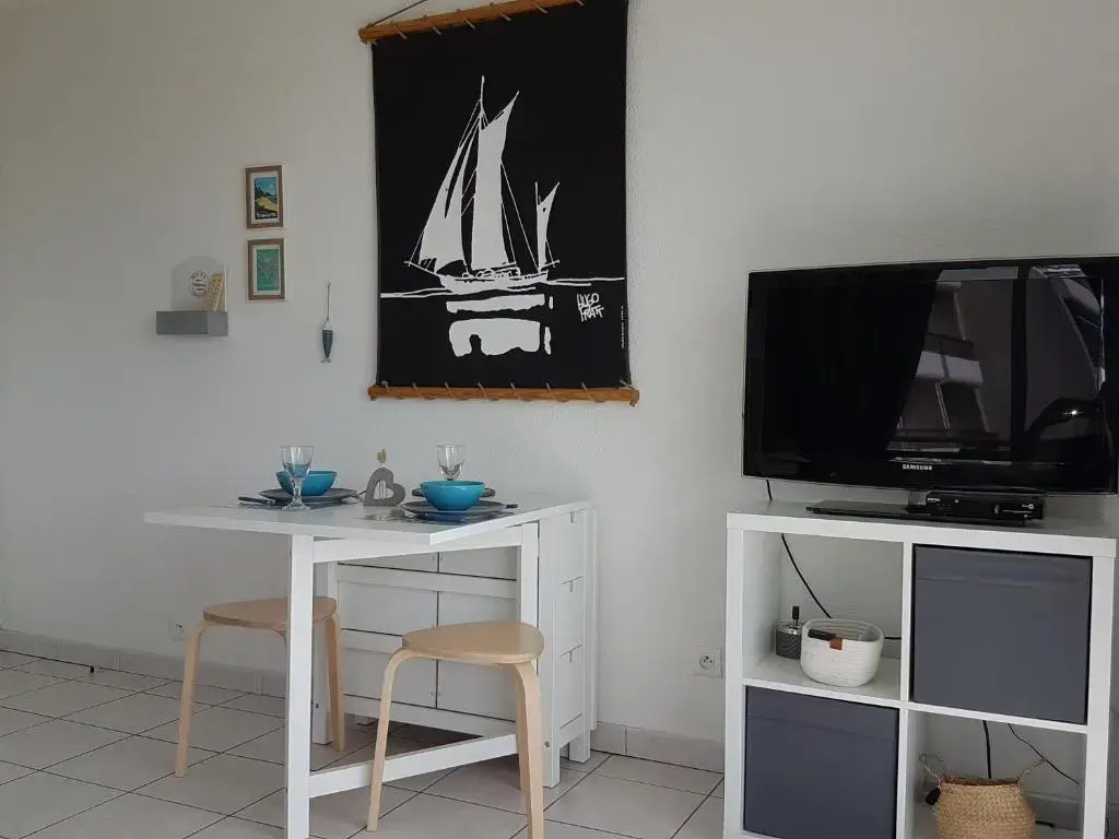 Appartement T2 vue mer les pieds dans l'eau avec parking privé