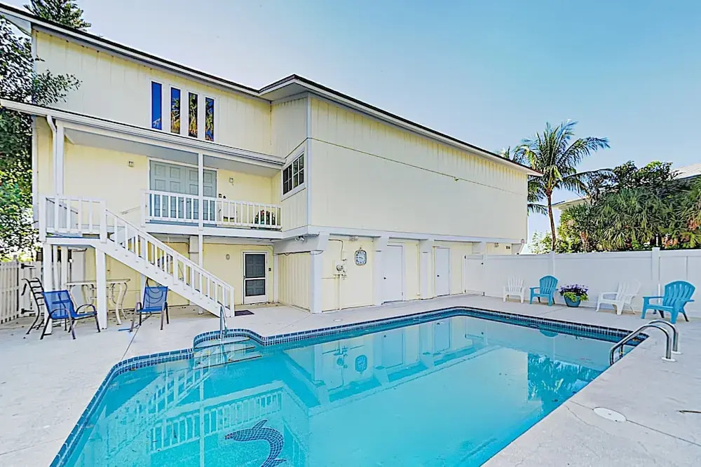 New Listing! Estero Island Beachfront W/ Pool 5 Bedroom Home