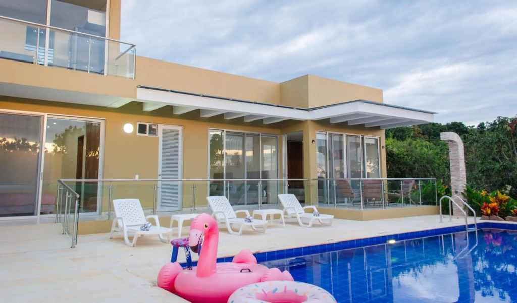 Casa Familiar Piscina Privada BBQ 2 Niveles