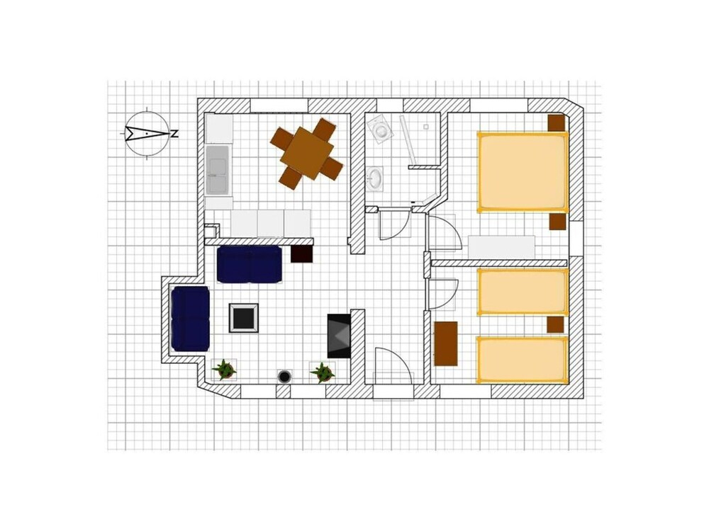 Holiday Apartment With a Terrace