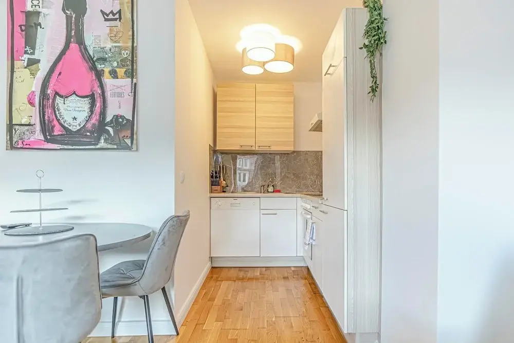 Modern 1BR Living Room Apartment Vienna