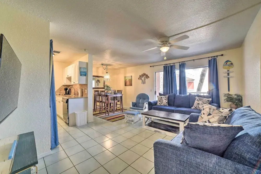 Coastal Condo w/ Dock Access, 2 Miles to Beach!