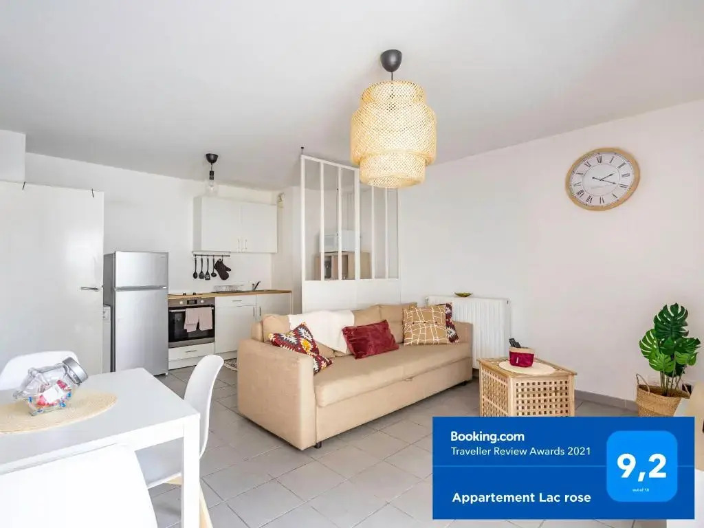 Appartement Lac rose - Parking, Métro, jusqu'à 4 personnes