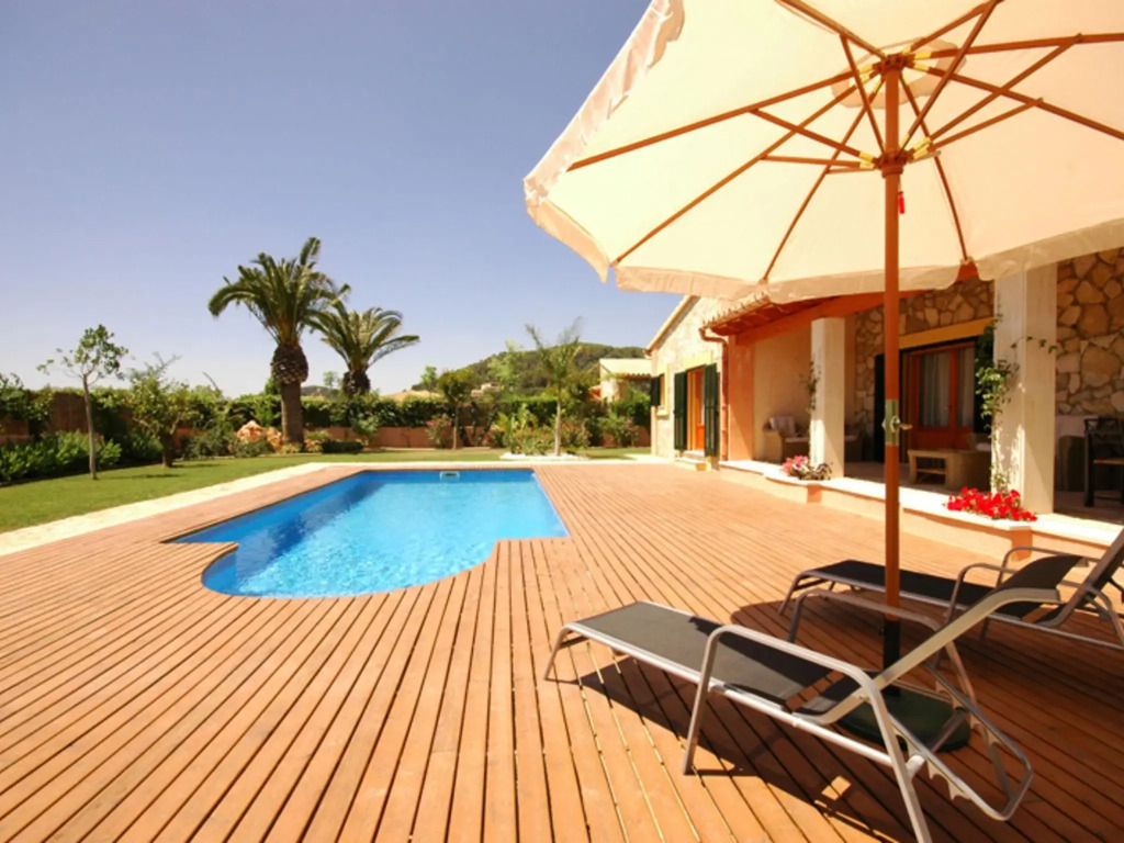 Modern villa surrounded by pine forests and mountains with private pool