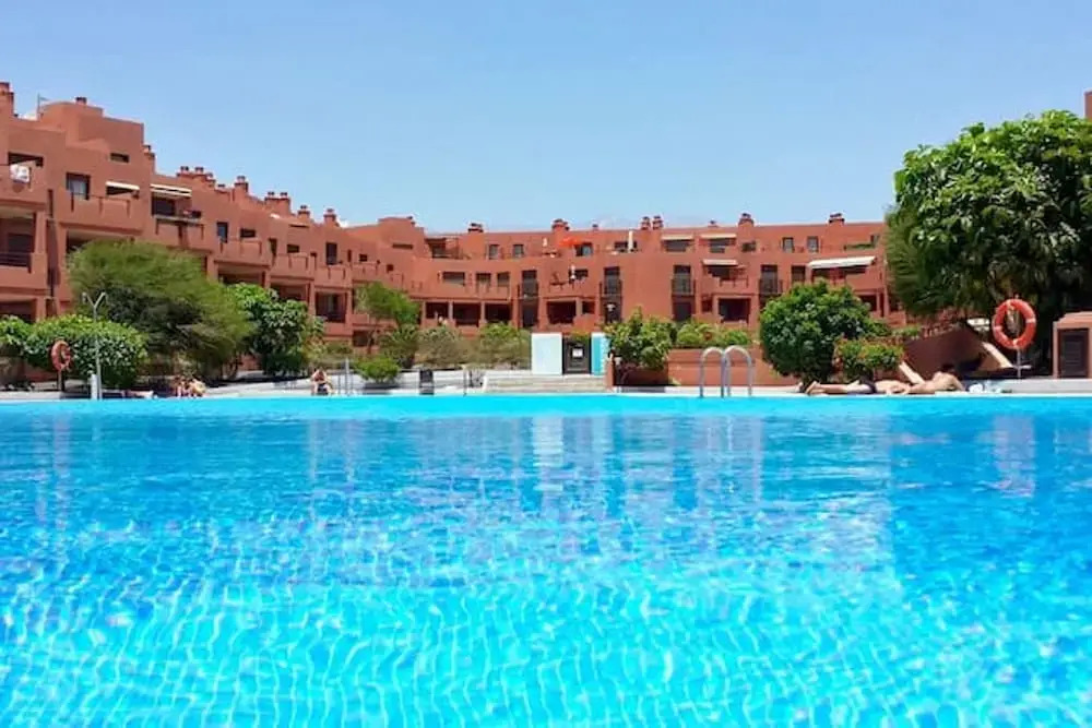 Apartment With one Bedroom in Granadilla, With Wonderful sea View, Shared Pool, Furnished Terrace