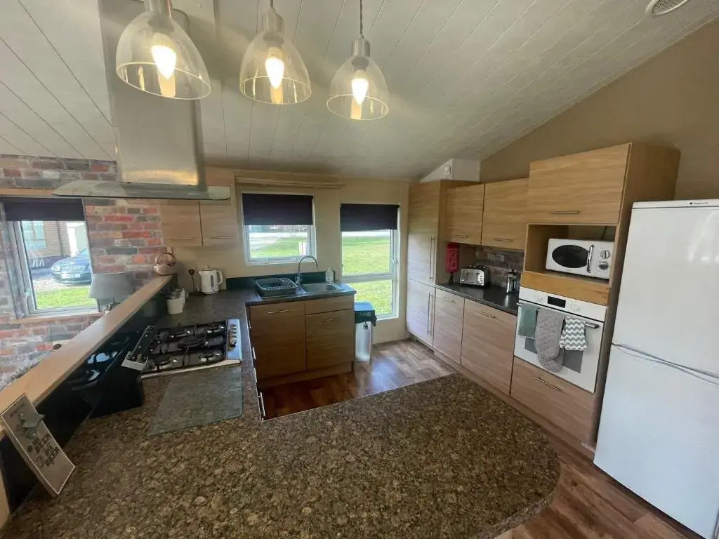 Luxury Lakeside Lodge L1 with hot tub situated at Tattershall Lakes Country Park
